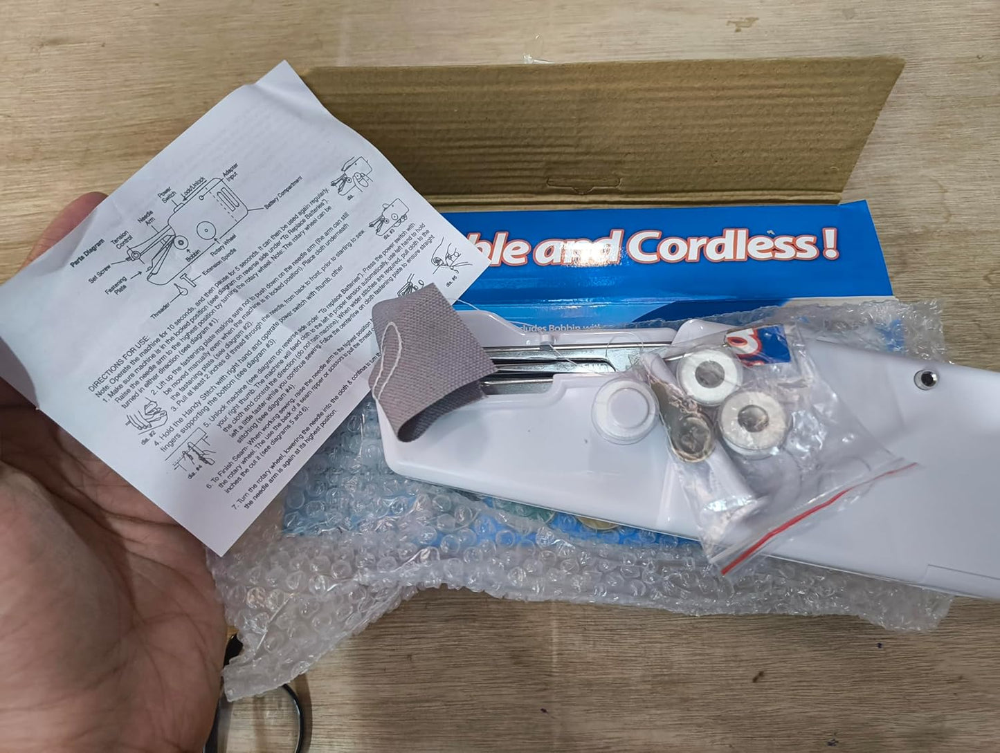 Primespot Mini Portable Hand Sewing Machine