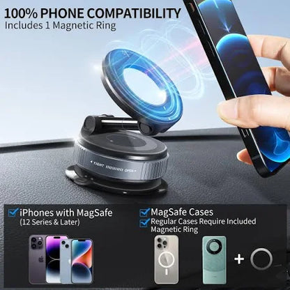 Vacuum Magnetic Phone Holder